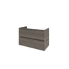 HR badmeubelen Infinity XXL Meuble sous-lavabo - 100x44.8x65cm - façade 3D - 2 tiroirs - sans poignées - charleston SW755550