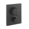 Crosswater Crossbox Inbouw douchekraan - thermostatisch - 2 functies - inclusief inbouwdeel - mat zwart SW815955