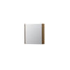 INK SPK1 spiegelkast – 60x60x14 cm – 1 deur, dubbelzijdige spiegeldeurr – Massief eiken Ash grey SW439986