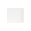 Xenz Easy Tray receveur de douche - 100x90x5cm - acrylique - sans cache-canal - blanc SW379215