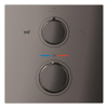 Grohe Allure thermostaat opbouwdeel met omstel Hard Graphite SW706690 Grohe Allure thermostaat opbouwdeel met omstel Hard Graphite SW706690