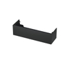 INK Wastafelonderkast - 140x45x37.6cm - 1 lade - push to open - met recht opdekfront - MDF lak - Antraciet mat SW439428