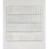 SAMPLE Terravito Sileno Voor wandtegel - 30x7.5cm - 8mm - ribbel - Wit SW1221381