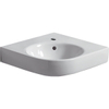 Geberit Renova lavabo d'angle 69,5cm 1 trou pour robinet avec trop-plein tect white SW422344