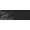 SAMPLE Ragno Brick glossy Wandtegel 10x30cm 7.5mm witte scherf Black SW914115