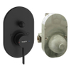 Hansgrohe Zesis mitigeur bain-douche - encastré - monocommande - sans corps encastré - noir SW1388553