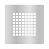 Xenz Soft Grille d'évacuation douche - 13.4x13.4 - Square cover - Blanc mat SW1002569