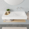 MONDIAZ ALAN 100cm badmeubel planchet washed oak Vrijhangende wastafel cloud rechts zonder kraangat kleur talc SW408764 MONDIAZ ALAN 100cm badmeubel planchet washed oak Vrijhangende wastafel cloud rechts zonder kraangat kleur talc SW408764