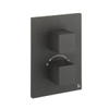 Crosswater WaterSquare Boîte d''encastrement - thermostatique - 3 fonctions - noir mat SW648370