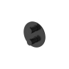 Hotbath Buddy Afbouwdeel - inbouw thermostaat - met 2-weg omstel MBP - PVD - geborsteld zwart SW1246683