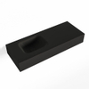 MONDIAZ LEX Opbouwwastafel 80x30x12cm 0 kraangaten wasbak links Solid Surface Urban mat SW476368 MONDIAZ LEX Opbouwwastafel 80x30x12cm 0 kraangaten wasbak links Solid Surface Urban mat SW476368