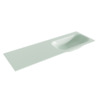 Mondiaz BIG small Greey solid surface inbouw wastafel 140cm rechts SW432124 Mondiaz BIG small Greey solid surface inbouw wastafel 140cm rechts SW432124