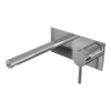 BRAUER Stripe Mitigeur lavabo encastré - bec droit et plaque de recouvrement modèle A1 - chrome SW1434706