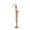 IVY Pact Mitigeur de bain autoportant - bec pivotant - 150cm - Flexible de douche - douchette satin mist - Cuivre brossé mat PVD SW1031242