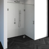 Saniclass Create douchedeur 160x200cm 2-delig profielloos met antikalk en 8mm veiligheidsglas geborsteld RVS SW223846 Saniclass Create douchedeur 160x200cm 2-delig profielloos met antikalk en 8mm veiligheidsglas geborsteld RVS SW223846