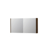 INK SPK1 armoire de toilette – 120 x 60 x 14 cm – 2 portes, portes-miroir double face – Chêne Cuivre mat SW493771