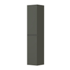 INK Badkamerkast - 35x35x170cm - 2 deuren - links en rechtsdraaiend - greeploos - MDF lak Mat beton groen SW416545