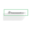 Crosswater KAI Slim abattant avec softclose avec déclipsage rapide 36x41x5cm plastique ABS blanc SW224325