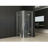 Wiesbaden Double kwartrond cabine 2 draaideuren 100x100x200cm chroom 8mm NANO coating SW62384 Wiesbaden Double kwartrond cabine 2 draaideuren 100x100x200cm chroom 8mm NANO coating SW62384