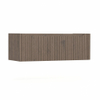 H&R Badmeubelen Juice Wastafelonderkast - 120x45x40cm - rechterhoek afgerond - 3D-front - 2 lades - geïntegreerde greep - tucson oak SW1260026