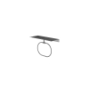 Hotbath &MORE Handdoekring - voor planchet serie - PVD - geborsteld gunmetal (antraciet) SW1246011