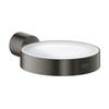 GROHE Atrio Porte-gobelet - 5.6x10.2x3.5cm - sans verre - graphite dur brossé SW224931