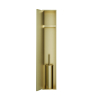 Hotbath &MORE Inbouw nis & borstelgarnituur - 16x60x12.6 cm - PVD - geborsteld messing (goud) SW1245663