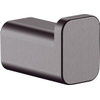 Hansgrohe AddStoris Q handdoekhaak enkel - geborsteld zwart chroom (antraciet) SW651212