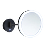 Smedbo Outline spiegel LED 20cm 5x vergrotend Wandmontage Batterij Mat Zwart SW421824 Smedbo Outline spiegel LED 20cm 5x vergrotend Wandmontage Batterij Mat Zwart SW421824