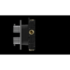 Crosswater Crossbox mitigeur de douche encastré thermostatique 2 fonctions incluant partie encastrée noir mat SW815955