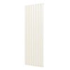 Plieger Cavallino Retto designradiator verticaal enkel middenaansluiting 1800x602mm 1205W pergamon (RAL9001) 7252985 Plieger Cavallino Retto designradiator verticaal enkel middenaansluiting 1800x602mm 1205W pergamon (RAL9001) 7252985