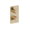 Crosswater Fuse robinet de douche - 1 sortie - 2 poignées - laiton brossé SW1406980