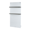 Eurom Sani 800 Comfort Panneau infrarouge salle de bains 115x55cm Wifi 800watt Verre Blanc SW716272