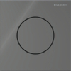 Geberit Type 40 urinioir bedieningsplaat - pneumatisch - rond - lava (grijs) SW1237124