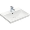 Villeroy en boch Avento meubelwastafel 60x47cm 1 kraangat met overloop ceramic+ wit SW59862 Villeroy en boch Avento meubelwastafel 60x47cm 1 kraangat met overloop ceramic+ wit SW59862