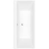 Villeroy & Boch Collaro bad rechthoek - 170x75cm - met badwaste - Stone White (mat wit) SW354260