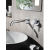 Hotbath Buddy Wastafelmengkraan gebogen uitloop - 2 rozetten - hoogglans chroom SW11276