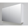 Adema Bella 2 deurs spiegelkast met spiegel aan de binnenzijde van de deur 117x60x14cm Grijs SW398051 Adema Bella 2 deurs spiegelkast met spiegel aan de binnenzijde van de deur 117x60x14cm Grijs SW398051