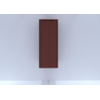 HR badmeubelen Juice Halfhoge Kast - 40x35x100cm - met ronde hoeken - 3D-front - 1 deur - linksdraaiend - terra mat SW875359
