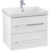Villeroy en boch Avento wastafelonderkast 630x520x447 met 2x lade crystal white SW59897 Villeroy en boch Avento wastafelonderkast 630x520x447 met 2x lade crystal white SW59897