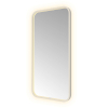 Hotbath &MORE Spiegel - 50x100cm - direct en indirect LED - spiegelverwarming - color changing - dimbaar - met afstandsbediening - geborsteld RVS 316 SW1246157