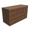 Saniclass Holz Atelier Badkamermeubelset - 120x45x62cm - houten topblad - zonder kraangat - 2 lades - mat walnut pure (hout) SW1436742
