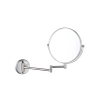 Fortifura Calvi make-up spiegel - 20cm - rond - PVD - geborsteld RVS SW1126038