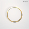 Geberit type 10 urinioir bedieningsplaat - pneumatisch - rond - rond - wit/verguld SW887202