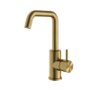 Hotbath Archie Wastafelmengkraan - met draaibare uitloop - zonder waste BBP - PVD - geborsteld messing (goud) SW798792