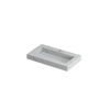 INK Pitch wastafel - 80x45x9cm - 1 wasbak - 1 kraangat - drain keramiek Calacatta mat SW693288