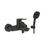 Grohe Start Badmengkraan - omstel - HOH 15cm - met handdoucheset - matte black (mat zwart) SW1177073