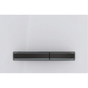 Geberit Sigma50 bedieningsplaat - 2-toets spoeling - vierkant - zwart chroom wit SW420199