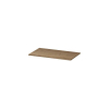 INK Topdeck Wastafelblad - 80x45x2cm - tbv onderkast - MDF - Fineer Ash grey SW493564