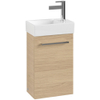 Villeroy & Boch Avento wastafelonderbouwkast - 1 deur - 34x51.4x20.2cm links - Nordic Oak (hout) SW448534